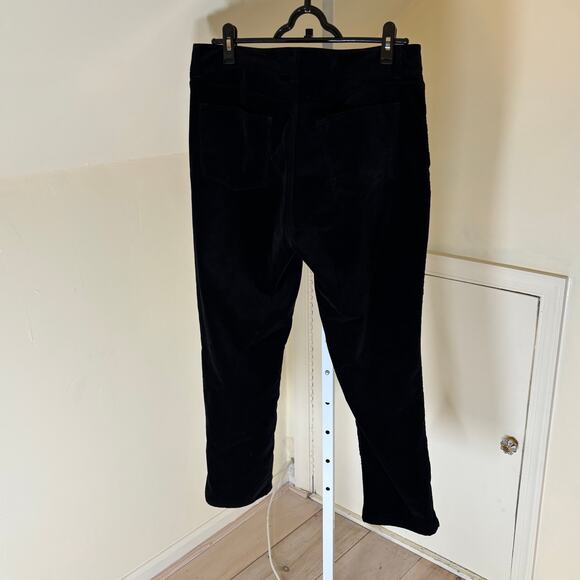 Talbots EUC Women's Curvy Black Straight Leg Velvet Jeans Size 12P - Picture 5 of 7
